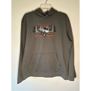 Kyoden Outdoor men’s gray kangaroo pocket sweatshirt size XL  #30-1546